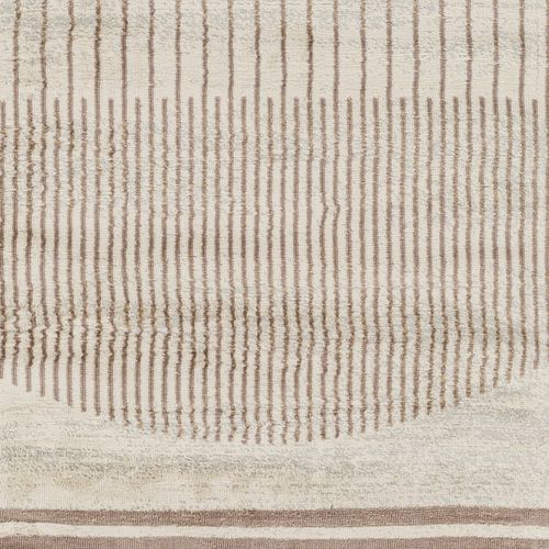 Tapis De Couloir Scandinave Moderne Brun/ivoire 80x220 Cm Enso