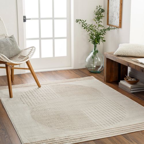 Tapis Scandinave Moderne Beige/brun 160x215 Cm Enso2