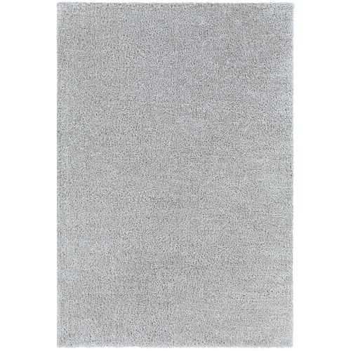 Tapis Shaggy Uni Gris Clair 200x275 Cm Claire
