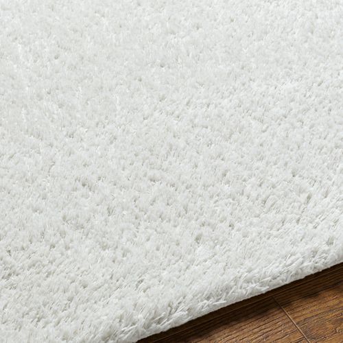 Tapis Shaggy Moderne Blanc/gris 200x275 Cm Adley