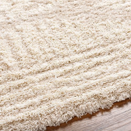 Tapis Shaggy Bohème Blanc/beige 160x220 Cm Nuria