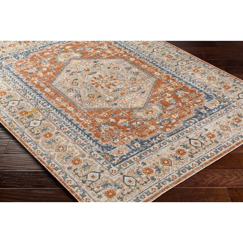 Tapis Vintage Lavable En Machine Orange/jaune 160x213 Cm Boka