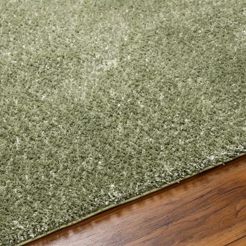 Tapis Shaggy Uni Vert 160x213 Cm Claire