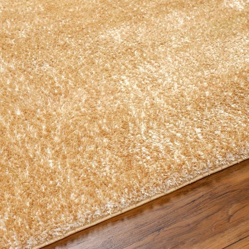 Tapis Shaggy Uni Jaune 200x275 Cm Claire