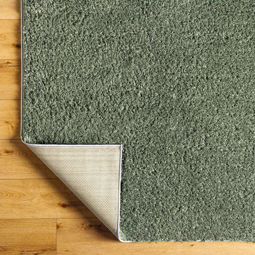 Tapis Shaggy Uni Vert 160x213 Cm Soso