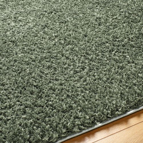 Tapis Shaggy Uni Vert 160x213 Cm Soso