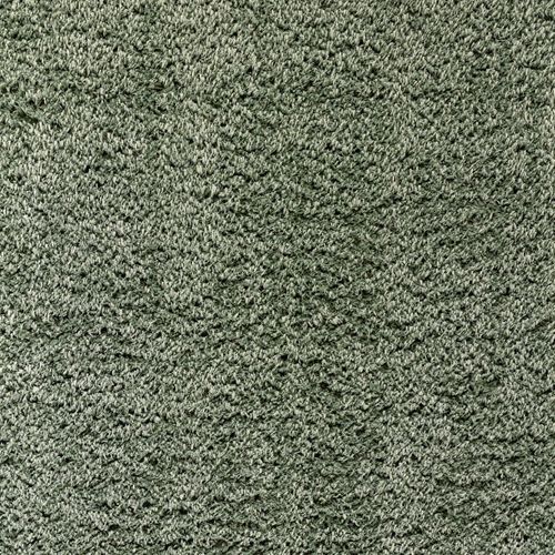 Tapis Shaggy Uni Vert 160x213 Cm Soso