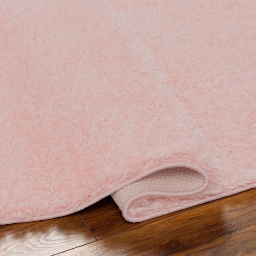 Tapis Shaggy Uni Rose Clair 200x275 Cm Soso