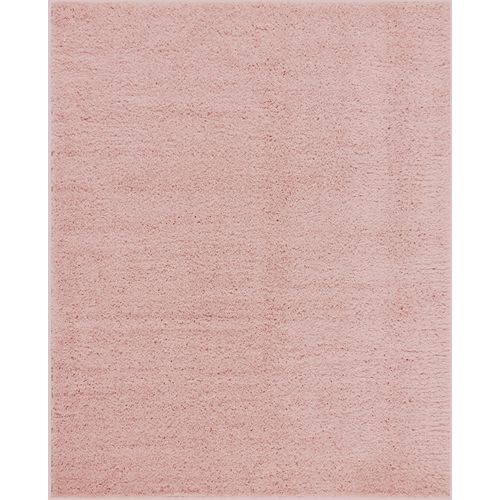 Tapis Shaggy Uni Rose Clair 200x275 Cm Soso