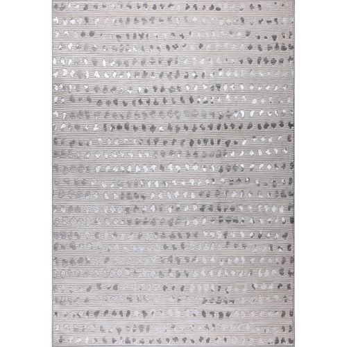 Tapis Scandinave à Pois Gris/blanc 200x275 Cm Valkiria