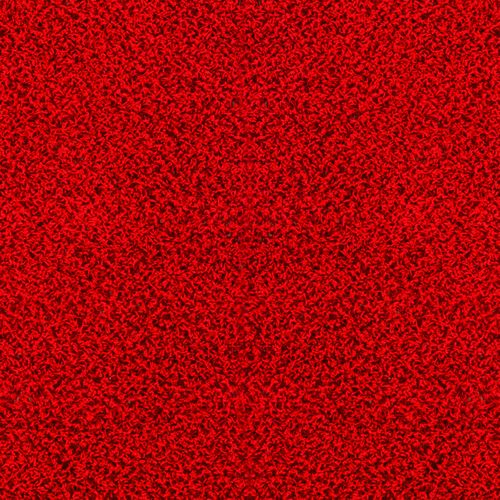 Tapis De Couloir Shaggy Uni Rouge 80x220 Cm Lilly