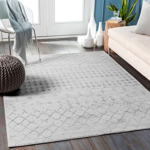 Tapis Berbère Ethnique Blanc/gris 140x200 Cm Sofia