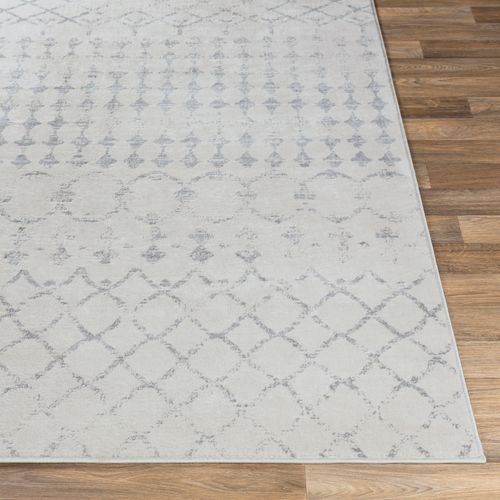 Tapis Berbère Ethnique Blanc/gris 140x200 Cm Sofia
