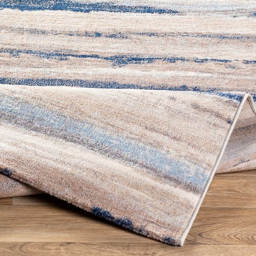 Tapis Scandinave Moderne Blanc/gris/bleu 120x170 Cm Pandora