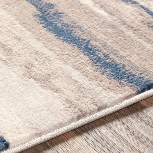 Tapis Scandinave Moderne Blanc/gris/bleu 120x170 Cm Pandora