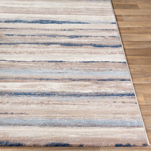 Tapis Scandinave Moderne Blanc/gris/bleu 120x170 Cm Pandora
