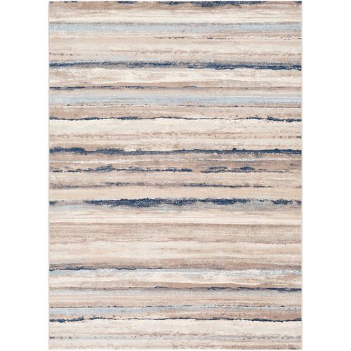 Tapis Scandinave Moderne Blanc/gris/bleu 140x200 Cm Pandora