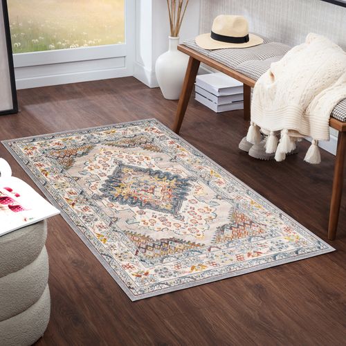Tapis Surya Oriental Vintage JADE - 200 X 275 Cm - Salon Ou Chambre - Neuf