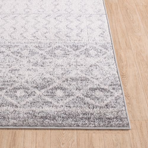 Tapis Scandinave Bohème Gris/blanc 80x150 Cm Mila