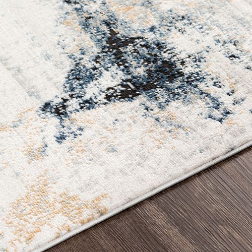 Tapis Abstrait Moderne Bleu/gris 120x170 Cm Emma