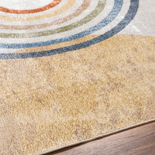 Tapis Scandinave Moderne Lavable En Machine Multicolore/beige 120x170 Cm Barbara