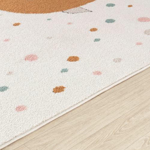 Tapis Enfant Oiseaux Jaune/bleu/marron 160x213 Cm Pioupiou