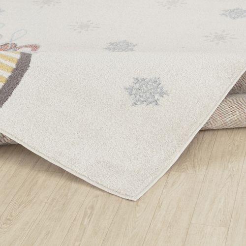 Tapis Enfant Caribou Multicolore/bleu 80x150
