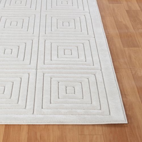 Tapis D'intérieur/extérieur Scandinave Moderne Blanc 200x275