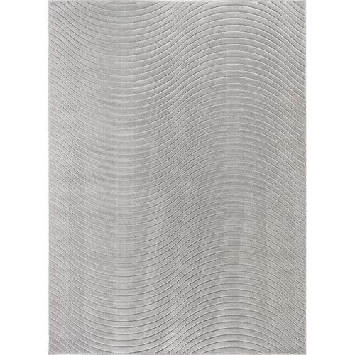 Tapis Intérieur/extérieur à Effet 3d Et Relief Gris 160x220 Cm Ayumi