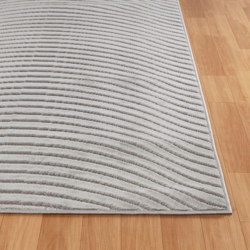 Tapis Intérieur/extérieur à Effet 3d Et Relief Gris 200x275 Cm Ayumi
