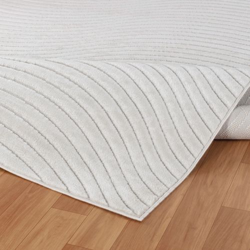 Tapis Intérieur/extérieur à Effet 3d Et Relief Blanc 160x220 Cm Ayumi