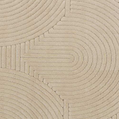 Tapis Intérieur/extérieur à Effet 3d Et Relief Beige 200x275 Cm Reyko