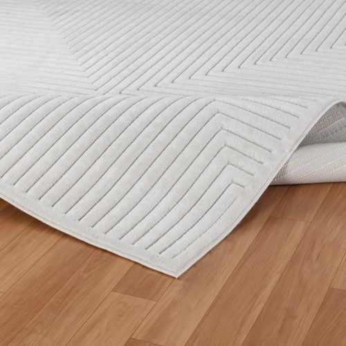 Tapis D'intérieur/extérieur Scandinave Moderne Blanc 160x220