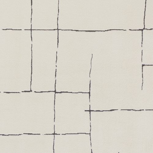 Tapis Scandinave Moderne Ivoire/gris 200x275 Cm Ava