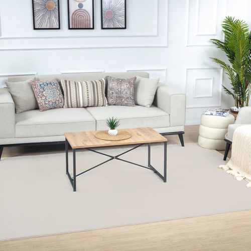 Tapis Scandinave à Pois Ivoire 200x275 Cm Hikari