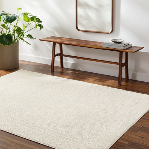 Tapis Scandinave Bohème Ivoire 200x275 Cm Ambre