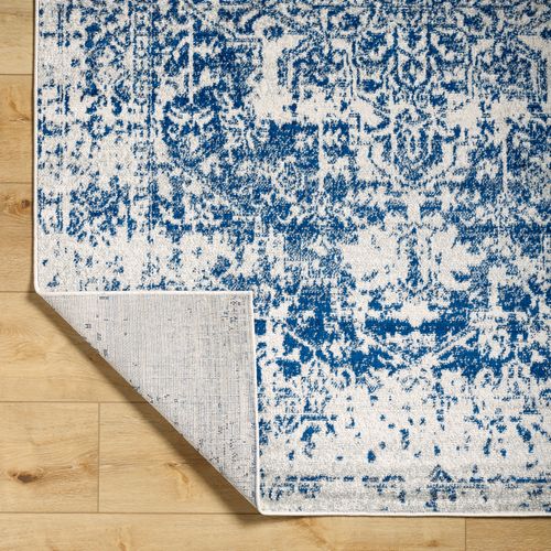 Tapis Vintage Oriental Bleu/blanc 140x200 Cm Juliette