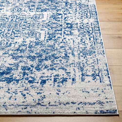 Tapis Vintage Oriental Bleu/blanc 140x200 Cm Juliette