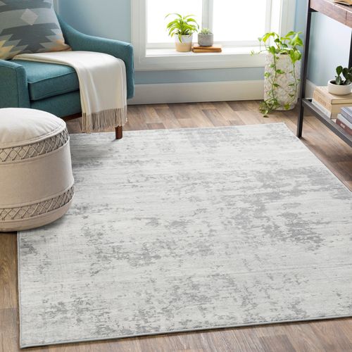 Tapis Abstrait Moderne Gris/ivoire 140x200 Cm Victoire