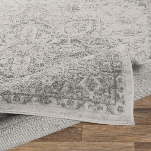 Tapis Vintage Oriental Gris/blanc 80x150 Cm Farah