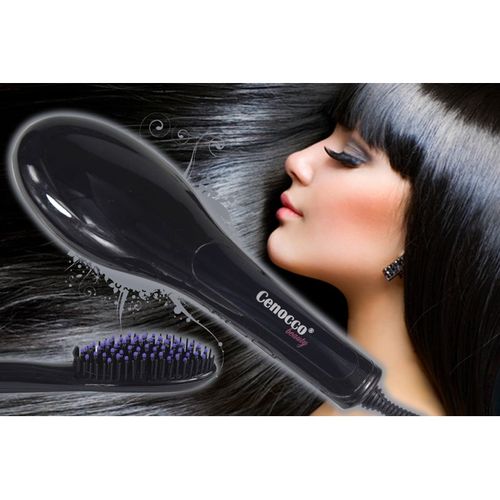 Brosse Chauffante Lissante Noir Cennoco Cc9011-noir