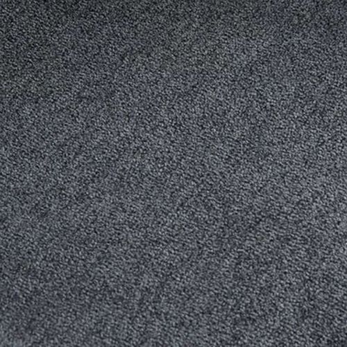 Tabouret De Bar Tissu Gris Pieds Métal Noir