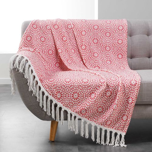 Plaid Couverture Tunis Corail