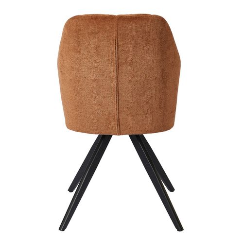 Chaise St2319 Terracotta Pieds Métal Noir