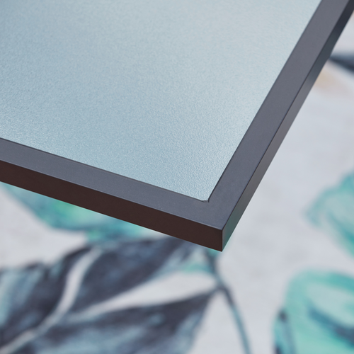 Brescia - Table De Jardin Extensible 10 Places En Aluminium Gris 270 Cm