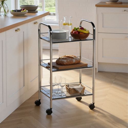 Chariot 3 tablettes NEO Chromé