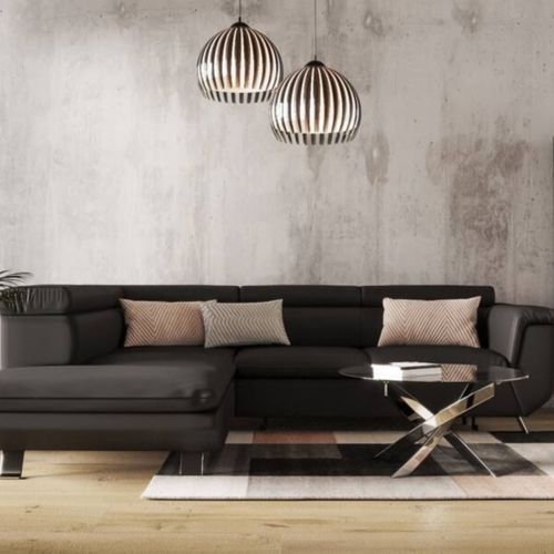 Suspension PENSEE Noir et blanc