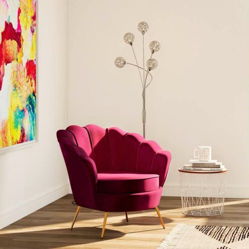 Lampadaire ANTHY Chrome