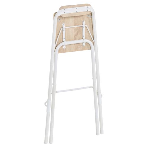 Chaise de bar pliante LINO Naturel