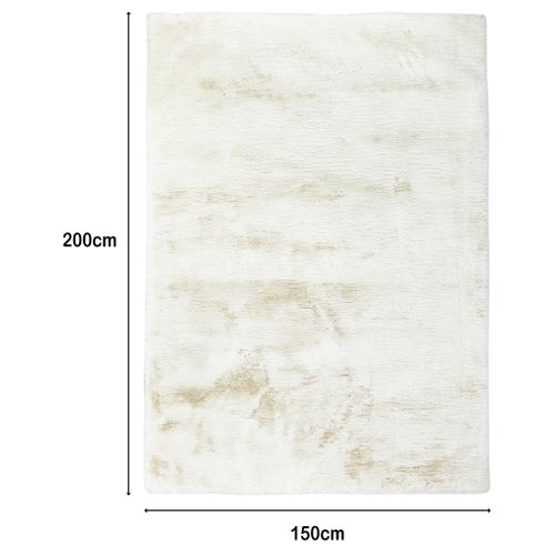 Tapis 150x200 cm JACOB Blanc